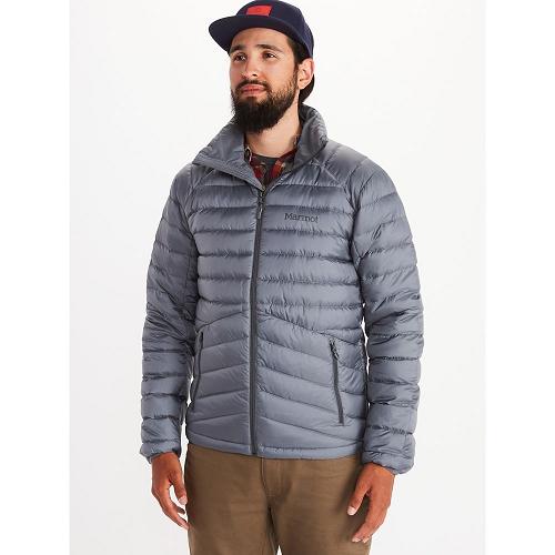 Marmot Down Jacket Grey NZ - Highlander Jackets Mens NZ4765029